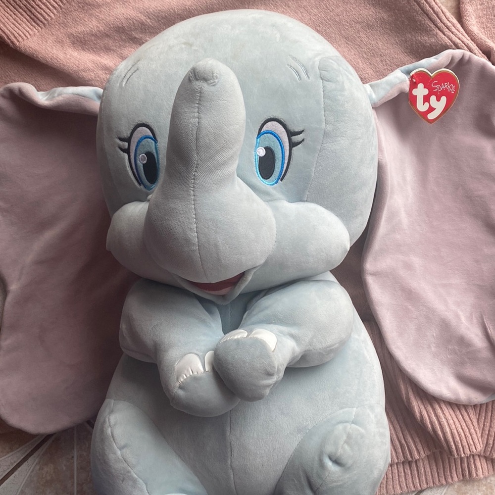 Big 15 inch Beanie babies DUMBO by Ty Inc and Disney